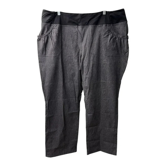PrAna Summit Pant Charcoal Heather Plus Size Womens 3X Regular Stretch Outdoor - Picture 4 of 10